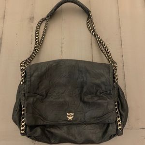 SOLD✅MCM Shoulder Bag with chain sling